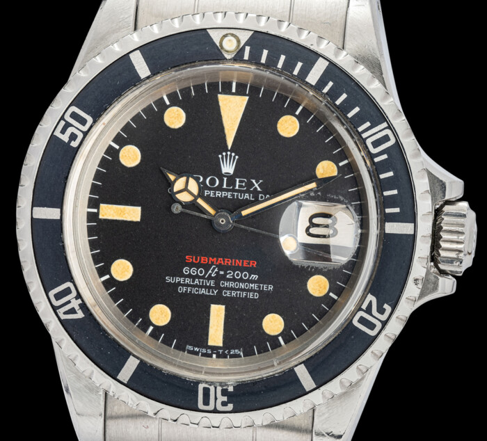 ROLEX SUBMARINER DATE 1680 RED WRITE TOP CONDITION - immagine 5