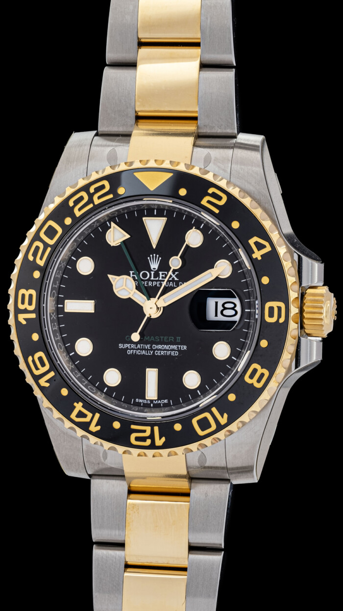 ROLEX GMT-MASTER II 116713LN NUOVO CON PELLICOLE GARANZIA ITALIANA - immagine 2