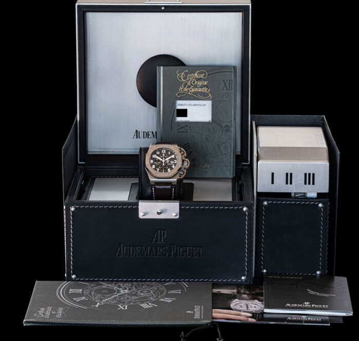 AUDEMARS PIGUET ROYAL OAK T3 SCHWARZENEGGER 25863TI FULL SET - immagine 9