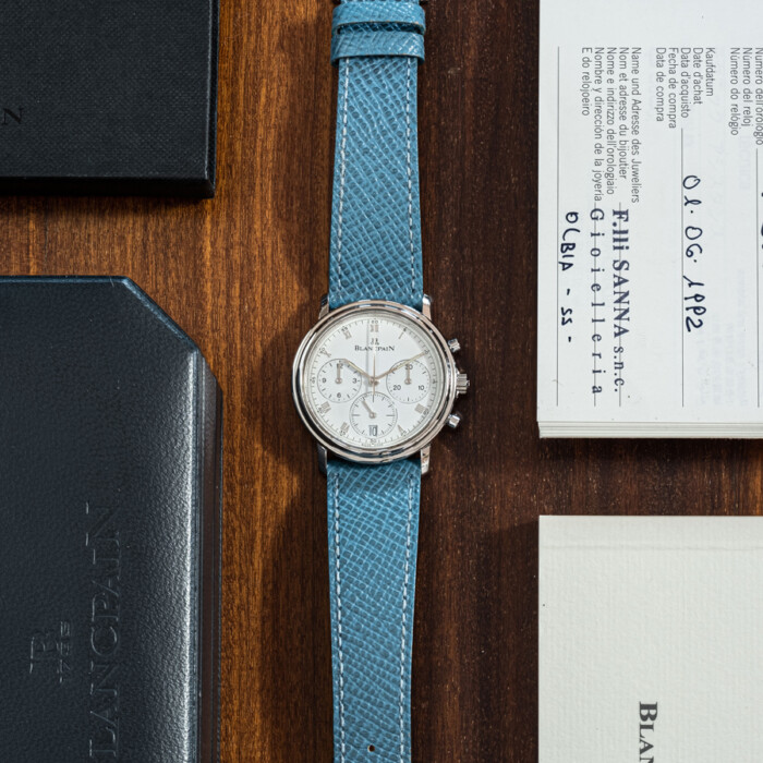 BLANCPAIN VILLERET CHRONOGRAPH FULL SET GARANZIA ITALIANA