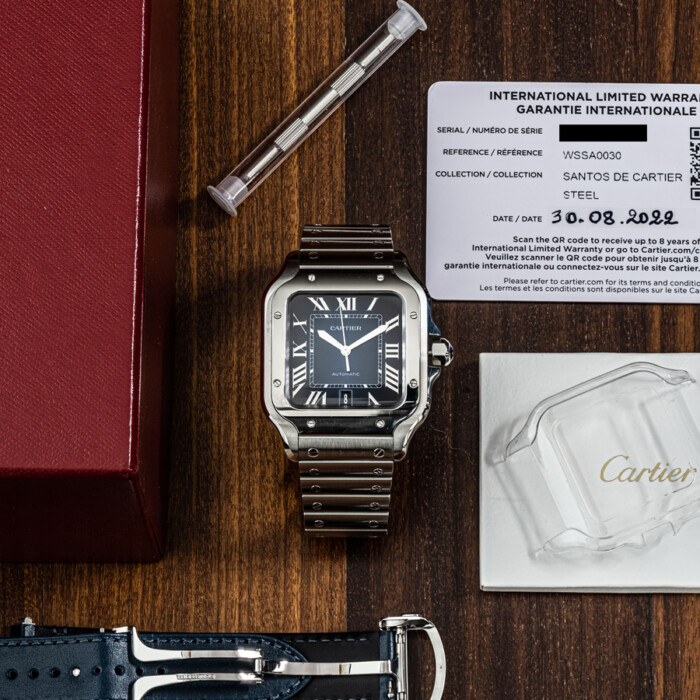 CARTIER SANTOS DE CARTIER WSSA0030 FULL SET