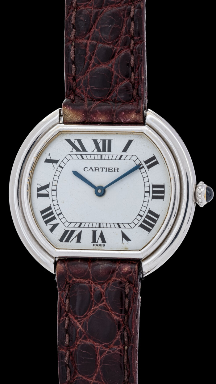 CARTIER ELLIPSE 78209 WHITE GOLD - immagine 2