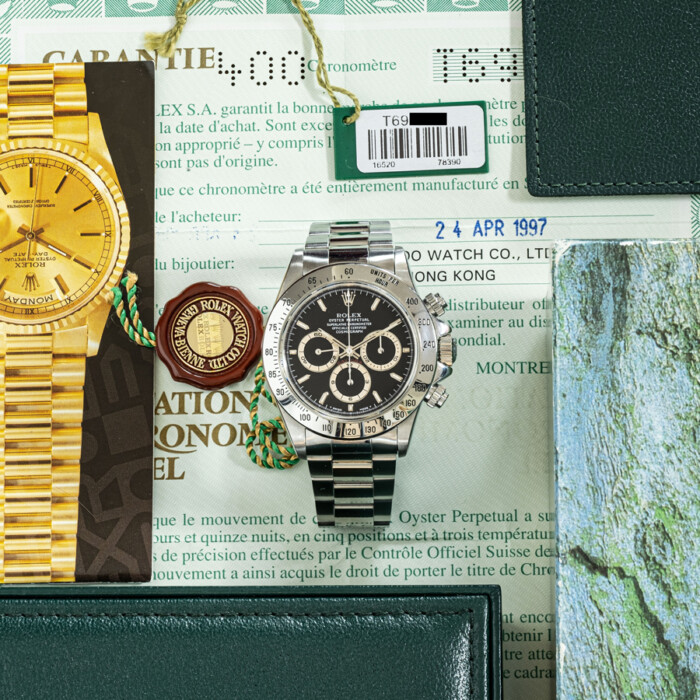 ROLEX DAYTONA 16520 FULL SET TAG