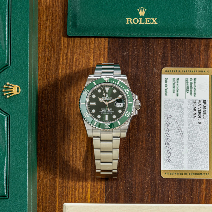 ROLEX SUBMARINER 116610LV HULK GARANZIA ITALIANA