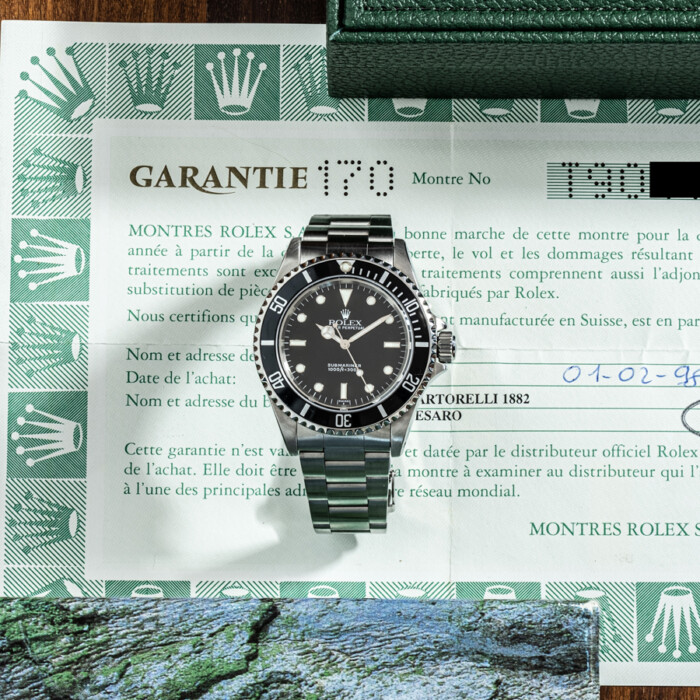 ROLEX SUBMARINER 14060 GARANZIA ITALIANA