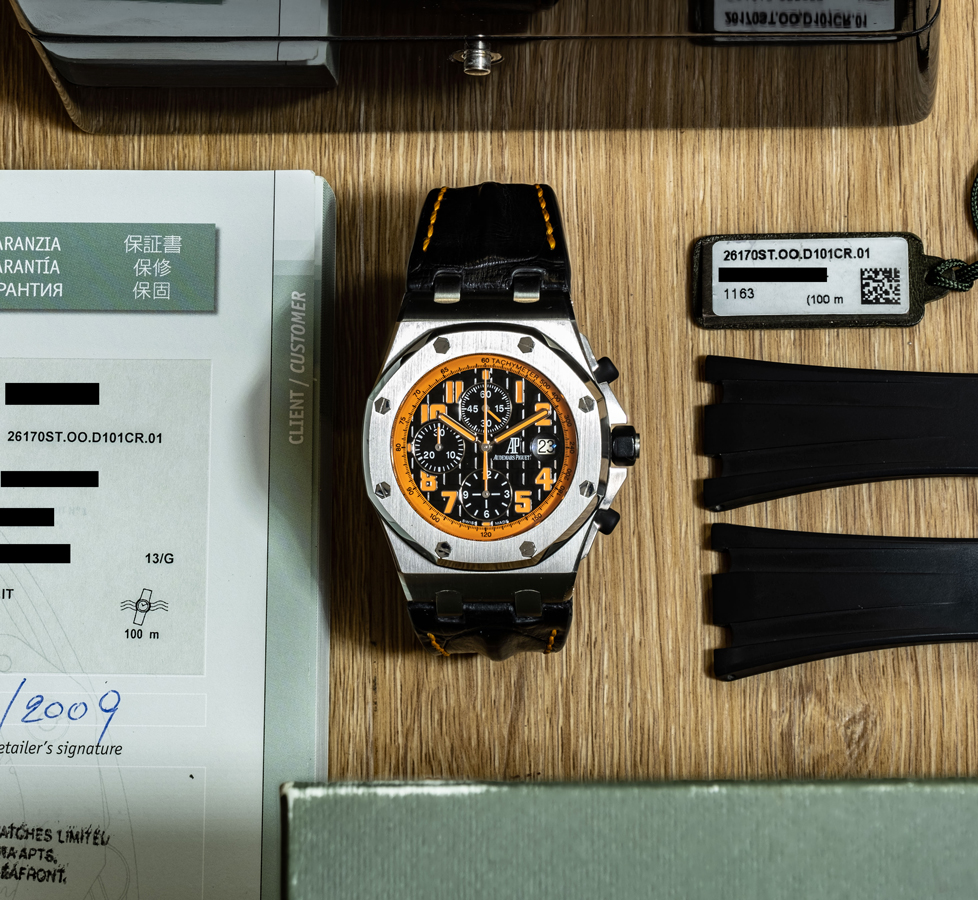 AUDEMARS PIGUET ROYAL OAK OFFSHORE 26170ST VULCANO FULL SET
