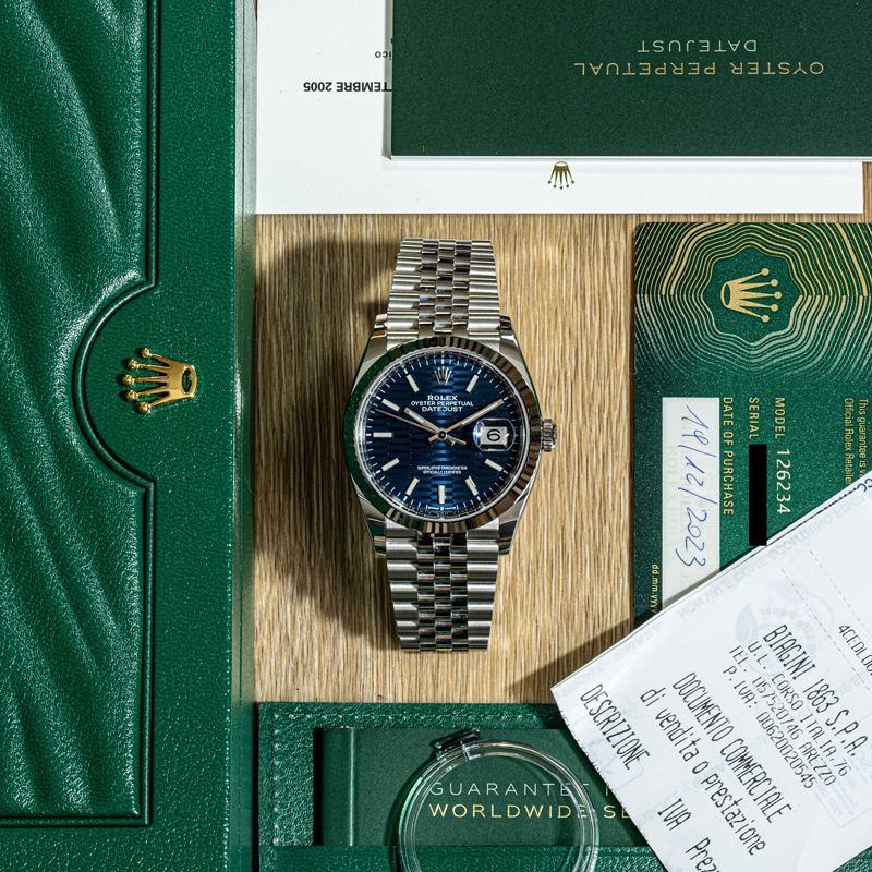 ROLEX DATEJUST 126234 FULL SET GARANZIA ITALIANA