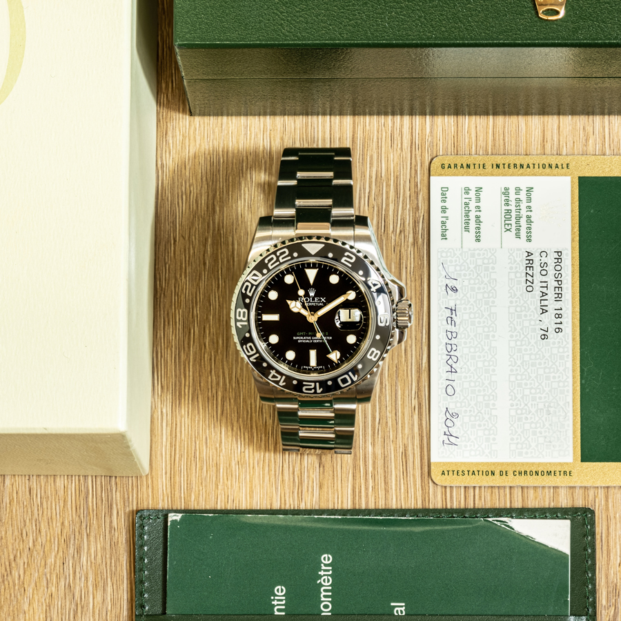 ROLEX GMT-MASTER II 116710LN GARANZIA ITALIANA